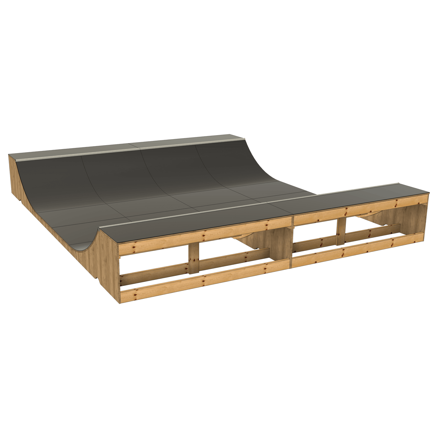 30" Half Pipe Ramp Kit