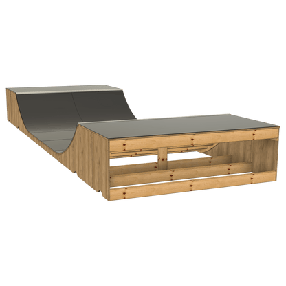 30" Half Pipe Ramp Kit